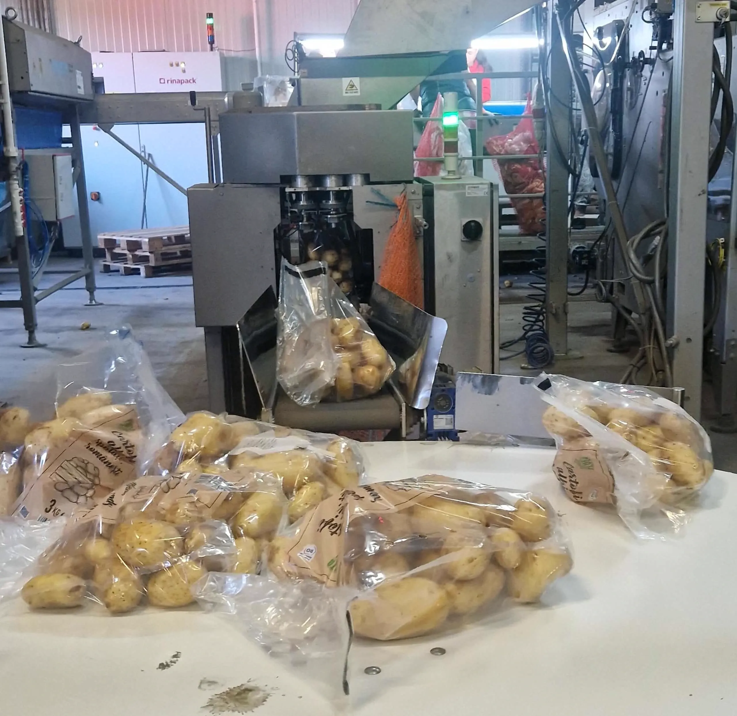 ambalare în pungi de 3 kg pentru retail